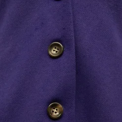PLEASE Manteau viola avec boutons écailles Femme VIOLET Best