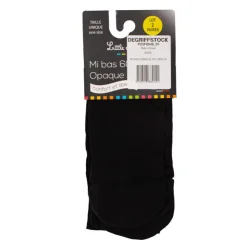 LITTLE MARCEL Mi bas opaques x2 Femme NOIR Discount