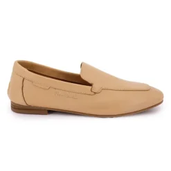 PIERRE CARDIN Mocassins en cuir lisse souple Femme BEIGE Discount