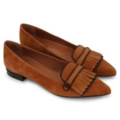 ZUCHINI Mocassins Cuir Femme MARRON Discount