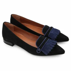 ZUCHINI Mocassins Cuir Femme BLEU FONCE Outlet