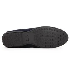 PIERRE CARDIN Mocassins de ville daim à enfiler Homme BLEU FONCE