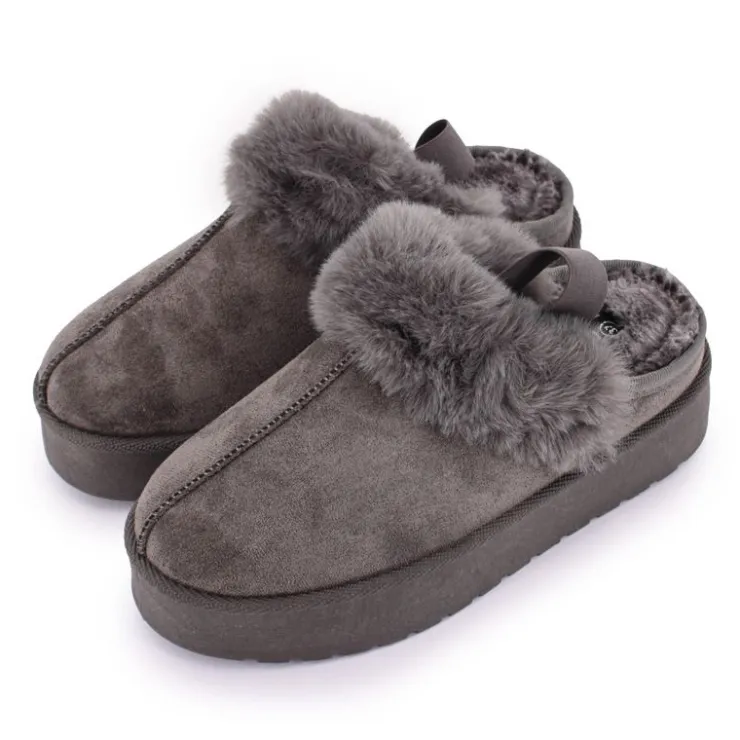 MANOUKIAN Mule fourree elastique derriere olympe Femme GRIS Best