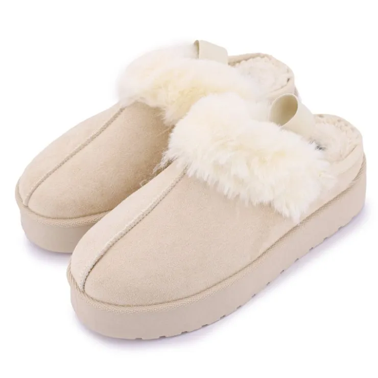 MANOUKIAN Mule fourree elastique derriere olympe Femme BEIGE Outlet