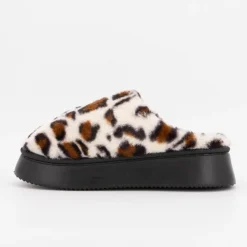 CHANTAL THOMASS Mule leopard minela 334675 Femme BLANC ECRU Sale