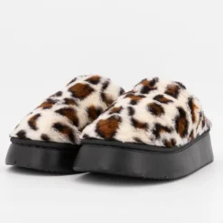CHANTAL THOMASS Mule leopard minela 334675 Femme BLANC ECRU Sale