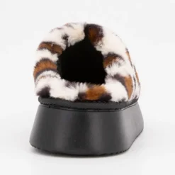 CHANTAL THOMASS Mule leopard minela 334675 Femme BLANC ECRU Sale