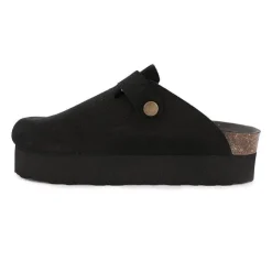 I AM Mule suède plateforme miley Femme NOIR Online
