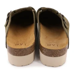 I AM Mule suède plateforme miley Femme KAKI Hot