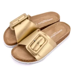 MANOUKIAN Mules à boucle unie Femme OR Clearance