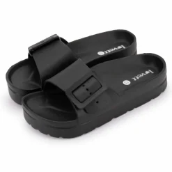 LOVETT Mules avec grande boucle Femme NOIR Discount