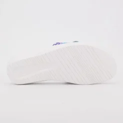 SCHOLL Mules blanche et violette new massage à boucle Femme BLEU Clearance