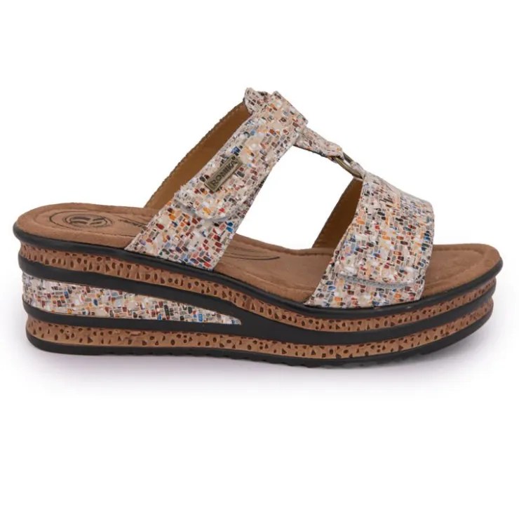 ROMIKA Mules compensées Femme BEIGE Best