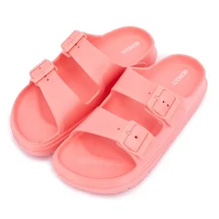 NICO BOCO Mules doubles brides à plateforme Femme ROSE CLAIR