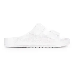 KELARA Mules en plastique glitter à enfiler Femme BLANC Online