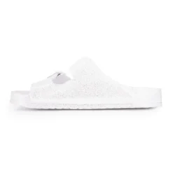 KELARA Mules en plastique glitter à enfiler Femme BLANC Online