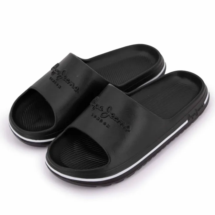 PEPE JEANS Mules Factory T36/41 Femme NOIR Clearance