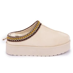 MANOUKIAN Mules Fourrées avec Liseré Christiane Femme BEIGE Outlet