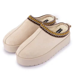 MANOUKIAN Mules Fourrées avec Liseré Christiane Femme BEIGE Outlet