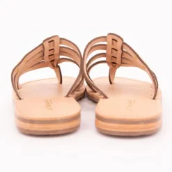 LES TROPEZIENNES PAR M.BELARBI Mules Hikamul or craquelé à enfiler Femme OR ROSE Outlet