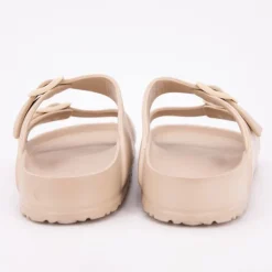 AMERICAN COLLEGE Mules plates basses avec double brides Homme BEIGE Discount