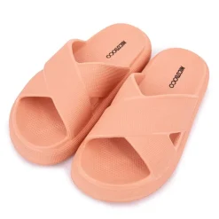 NICO BOCO Mules à bride croisée Femme SAUMON Discount