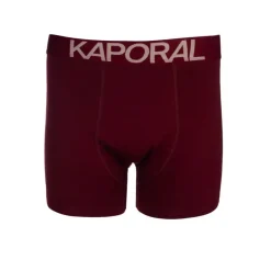 KAPORAL Pack de 2 boxers élastique Barry Homme BORDEAUX Hot