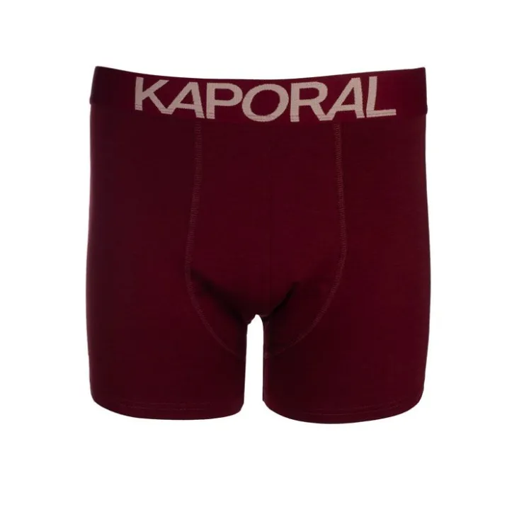 KAPORAL Pack de 2 boxers élastique Barry Homme BORDEAUX Hot