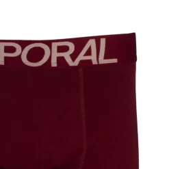 KAPORAL Pack de 2 boxers élastique Barry Homme BORDEAUX Hot