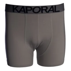 KAPORAL Pack de 2 boxers élastique Barry Homme GRIS CLAIR New