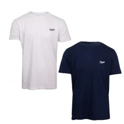 CHEVIGNON Pack de 2 tee shirts underwear en coton uni Homme BLEU FONCE Online
