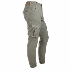 BLAGGIO Pantalon ajusté cargo multipoches Tanera Homme KAKI Online