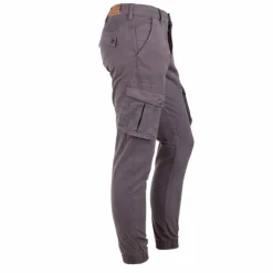 BLAGGIO Pantalon ajusté cargo multipoches Tanera Homme GRIS FONCE Discount