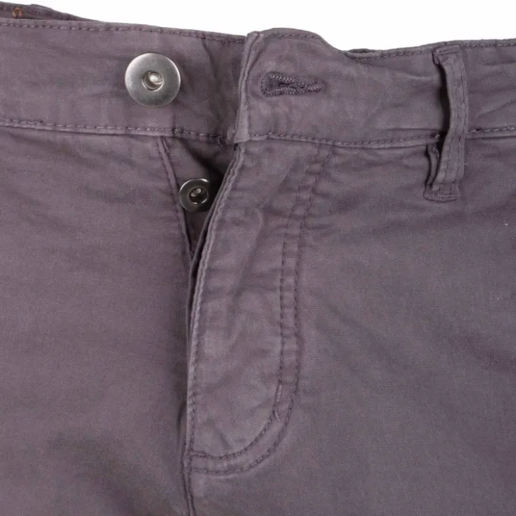 BLAGGIO Pantalon ajusté cargo multipoches Tanera Homme GRIS FONCE Discount