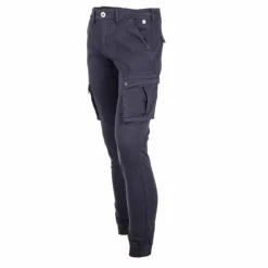 BLAGGIO Pantalon ajusté cargo multipoches Tanera Homme BLEU FONCE Sale
