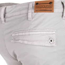 BLAGGIO Pantalon ajusté cargo multipoches Tanera Homme GRIS CLAIR