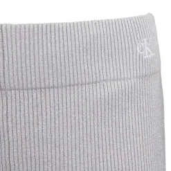 CALVIN KLEIN Pantalon ajusté en maille é Femme ARGENT Best