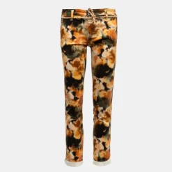 PLEASE Pantalon avec ourlets imprimé avec ceinture corde Femme MULTICOLORE New