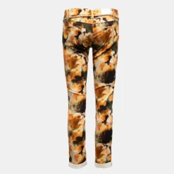 PLEASE Pantalon avec ourlets imprimé avec ceinture corde Femme MULTICOLORE New
