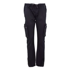 BILL TORNADE Pantalon avec poches zippées coupe cargo Homme NOIR