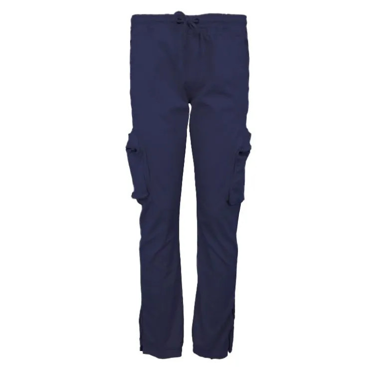 BILL TORNADE Pantalon avec poches zippées coupe cargo Homme BLEU FONCE New