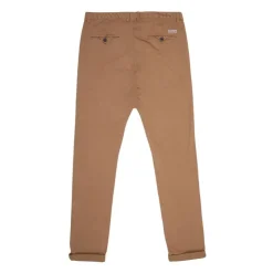 DEELUXE 74 Pantalon camel bakery chino coton Homme MARRON CLAIR Online