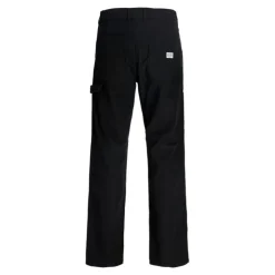 JACK & JONES Pantalon cargo kaki eddie baggy fit coton Homme NOIR Clearance