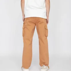 PANAME BROTHERS Pantalon cargo poche zippée coton stretch arthur Homme MARRON Hot
