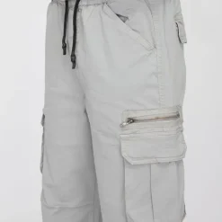 PANAME BROTHERS Pantalon cargo poche zippée coton stretch arthur Homme GRIS New