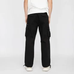 PANAME BROTHERS Pantalon cargo poche zippée coton stretch arthur Homme NOIR Outlet