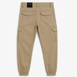 DEELUXE 74 Pantalon cargo sand garden carotte Enfant BEIGE