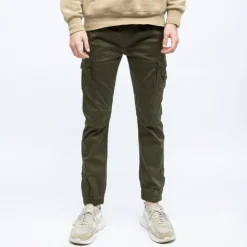 DEELUXE 74 Pantalon cargo slim garden Homme KAKI Best