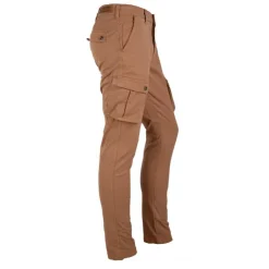 BLAGGIO Pantalon cargo slim talina Homme MARRON Online