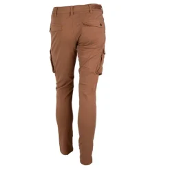 BLAGGIO Pantalon cargo slim talina Homme MARRON Online